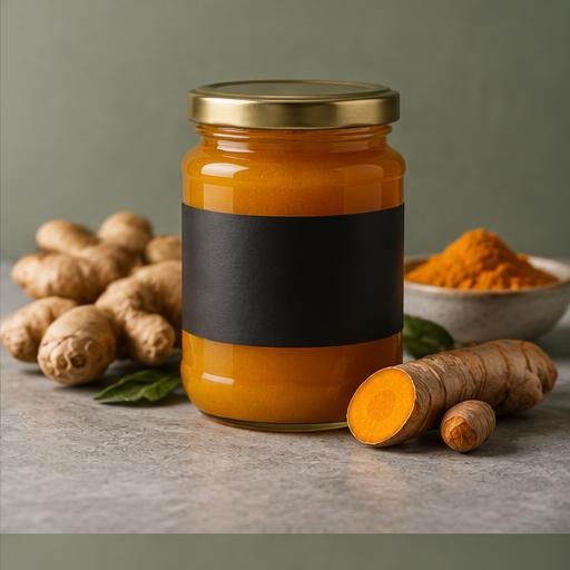 Illustrative presentation of Spiced Immunity Honey