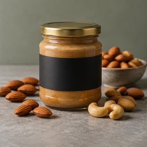Illustrative presentation of Creamy Honey-Roasted Nut Butter